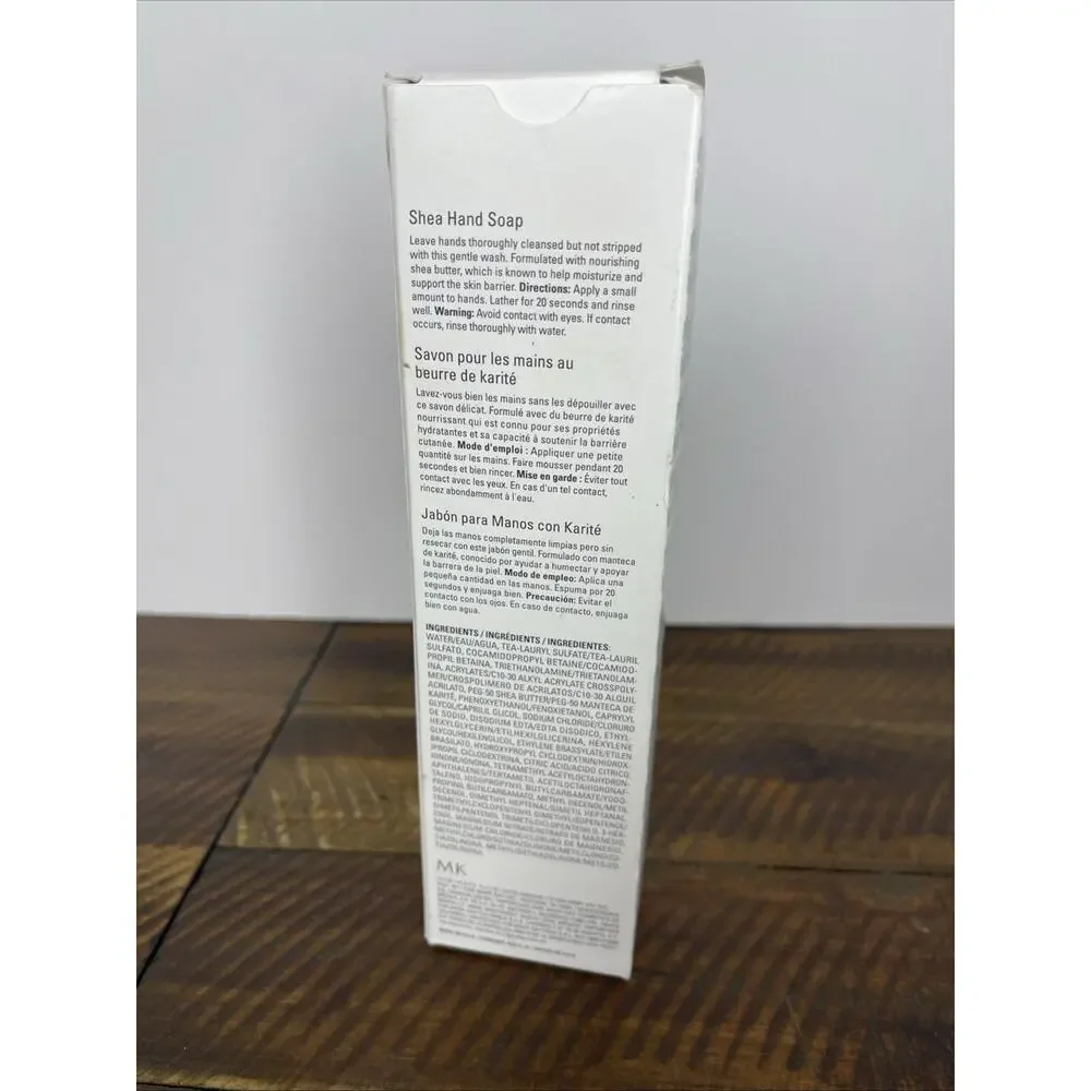 MARY KAY SATIN HANDS SHEA PUMP HAND SOAP 6.5oz